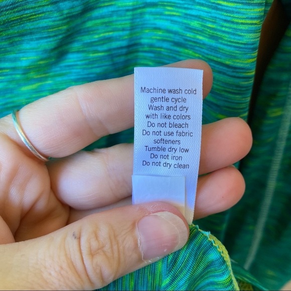 Athleta Pop Space Dye Reflective Long Sleeve Half Zip Pullover Top - Picture 3 of 11